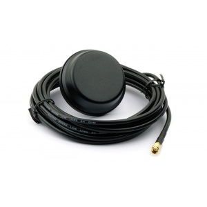 Vandalismebestendige 4G/5G puckantenne met 5m CELF200 kabel en SMA-Male